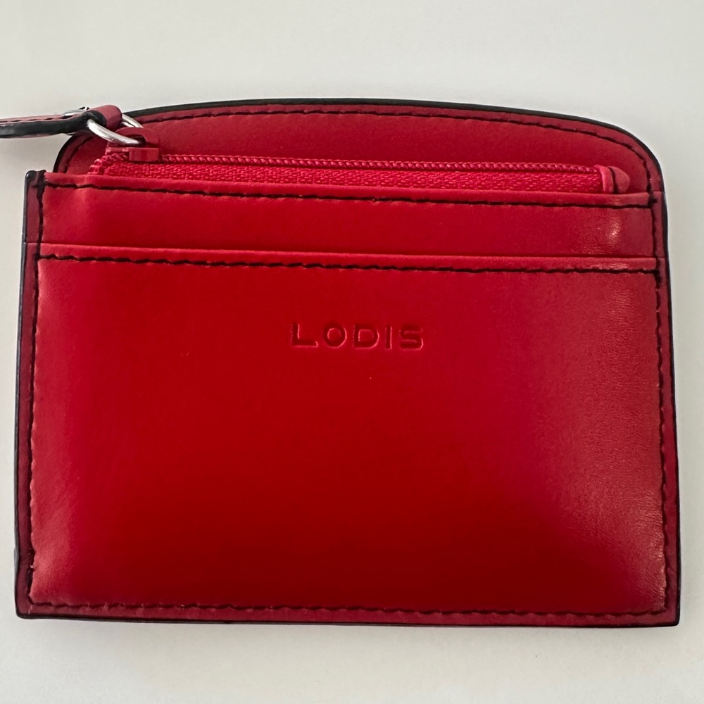 Lodis Red Card Holder Wallet